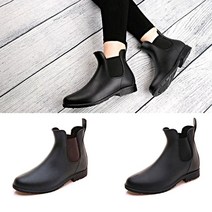 비오는날 발목장화 첼시 레인부츠 커플신발 방수신발