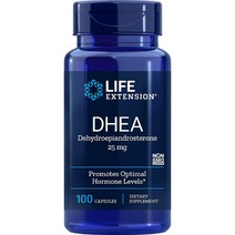 Promotes Optimal Hormone DHEA 호르몬안정 면역력 개선 25mg, 100 정
