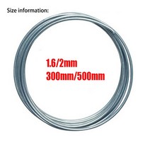 닛블1Pcs Welding Rod 1.6mm/2mm Cored Wire Soldering Tool Steel Copper Aluminum, 02 2mm_02 500mm