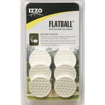 IZZO Golf Flatball Swing Aid 골프 스윙 플레인 연습볼 플랫볼 보조기 에이드