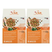 더독 닥터소프트 치킨 장건강 노령견용 1.2kg X 2개