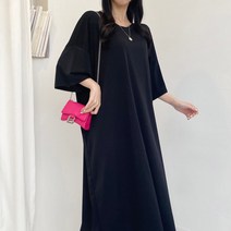 시원한 아이스 루즈핏 도트 빅사이즈 쿨박스 원피스 3color
