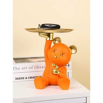 열쇠 보관 장식품, 곰 (주황색)