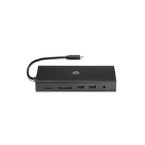 HP 트래블 USB-C 멀티 포트 허브 1C1Y5AA 블랙