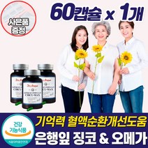 고함량 혈액순환 기억력 집중력 손 발 다리 저림 개선 영양제 하체 손끝 종아리 절임 차가움 두뇌 머리 혈행 혈관 관리 청소 개선제 좋은 먹는 건강 식품 중년 갱년기 여성 추천, 혈액순환영양제_1개_할인_사은품, 1개