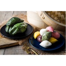 [OH][송편3종 오색송편 모시송편 콩송편] 택1 국내산 찹쌀로 만든 굳지않는 송편!, SH푸드 오색송편 1팩