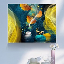 꽃그림액자 모던심플 계량기박스 장식그림 펀칭불필요 시계를 지니다 스위치 스위치케이스 걸이식그림 약한전류 소스 박스 가리기 그림, C06-4060수납 세로 높이 30 가로폭 50액압 지