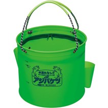 [일본 직송] 제일정공 다이이치 daiichi 라이브 버킷 피싱 그린, 수국 양동이, 33cm