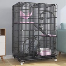 카시안 접이식 고양이장 CN 고양이 집 반려동물 펜스 철장 철망 대형 케이지 울타리 이동장, CATC-760