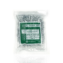 알루미늄 멀티 리벳못 4 x 11mm 200개 유진코 봉단위