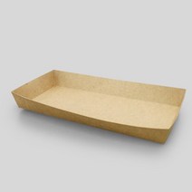 장원패키지 J-04 KP 크라프트 종이트레이 [100ea 1000ea], 1000ea