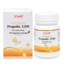 HIWELL 뉴질랜드 정품 하이웰 프리미엄 프로폴리스 3200mg 100베지캡슐