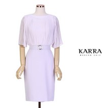 [카라] KARRA COLLEC (77까지)문하프쉬폰주름원피스 벨트SET_KB9SOP191