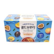MY 담터 콜드브루티 찬물에 시원하게 마시는, 복숭아패션후르츠