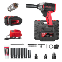 [KOBAF] 독일기술 초강력 전동 임팩 렌치 가정용 충전식 드릴 미니 스크류 드라이버, 플래그십 7.5Ah 배터리 1+1, 2개