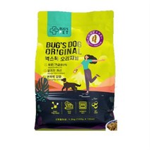 벅스펫 강아지 전연령 벅스독 오리지널 영양 사료, 1.2kg, 과일/야채