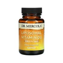 Dr. Mercola 닥터머콜라 리포조말 비타민 D3 10000IU, 90정