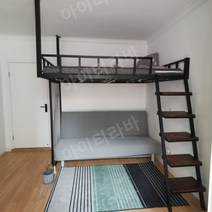 벙커침대 이층 철제 남매 어른 독서실, 크기 및 색상 지원 맞춤형!