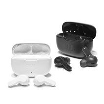 JBL 삼성공식파트너 JBL WAVE200 TWS 완전무선 블루투스 이어폰, 화이트 WHT