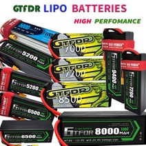 GTFDR 3S 11.1V 5200mAh HV 그래핀 LCG 딘 XT90 EC5, 14 1PCS3S650080CEC5