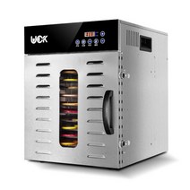 220V/110V 식품 탈수기 스테인레스 스틸 상업용 건조기 12 층 가정용 말린 과일 기계 0-24 시간 타이밍 1000W, UK|220V