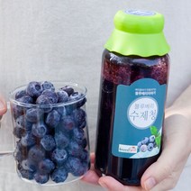 수제 블루베리청 국산 블루베리 70% 스무디 라떼, 600ml_2병, 600ml