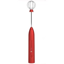 무선핸드블랜더 도깨비방망이무선BEEMAN-휴대용 전기 우유 거품기 USB 커피 블렌더 가정용 푸드, 06 RED