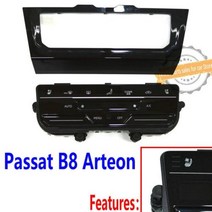 V W MQB 골프 MK7 Passat B8 Tiguan MK2 T-ROC 아틀라스에 적합한 LCD 터치 스크린이있는 자동 에어컨 패널, Passat B8 LCD 3_11
