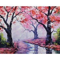 Jiajie DIY 걸작 그림경치 시리즈 400mmx500mm, 가을 시간