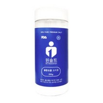 원솔트 FDA등록 99%순수소금 프리미엄 굵은소금 200g - 요리용 용융소금 용광로소금