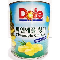 돌 파인애플캔 3KG 과일통조림 과일육 파인애플육 식자재, 1