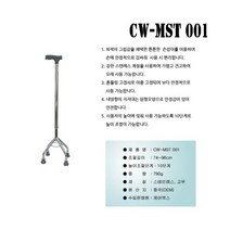 스텐레스 멋쟁이 노인 지팡이 선물 감사