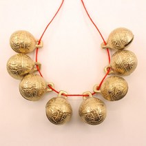 무당방울 무속인용품 신내림 신굿 용 호랑이, 1.0cm의 방울 10개