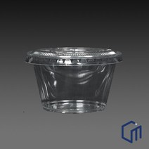 4온스 소스컵/시음컵(PET) (뚜껑별도)(2500개), 4온스 소스컵 1박스 2500개