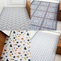 CLEAN UP 알테 패턴 코일 현관매트 베란다 발코니 현관용 업소용 바닥 아파트입구 롤 DIY, 11.알테-로만그린