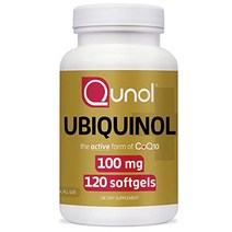 ubiquinol coq10 100mg 소프트젤 qunol ubiquinol 100mg - 활성 형태의 코엔자임 q10 심장 건강을 위한 항산화제 건강한 혈압 수준 스타틴 유익