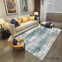reliable 북유럽풍 거실 카펫 빅 사이즈 4 계절 침실 카펫 먼지 없고 미끄럼 방지 230 x 160 cm