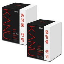 카누 미니 다크 마일드 스위트 아메리카노 100T 증정품랜덤, 카누 미니 디카페인 아메리카노 100T(증정품), 0.9g