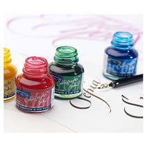 윈저뉴톤 캘리그라피 잉크 30ml 낱색(18칼라), 345 Lemon Yellow