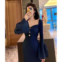 스퀘어넥원피스 아나운서원피스 동탄미시룩 원피스