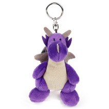 NICI 니키 퍼플 드래곤 키체인 10cm 가방고리 인형
