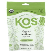 KOS Organic Moringa Powder 6.17 oz (175 g), 1개