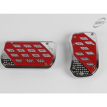 국제 논슬립페달 세이프페달 오토2P 수동3P 화물차 / 승용차 / SUV 미끄럼방지페달, 레드, 세이프오토2P(포터2,봉고3 는 수동으로 선택요망)