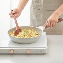JAJU/자주 인덕션겸용 항균 세라믹 코팅 프라이팬24CM, 화이트_FR