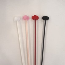밍블랑 셀프인테리어 디퓨저재료 모음 DIY 디퓨저 공병 섬유스틱 리필오일 디퓨저스틱, 1개, 퐁퐁스틱(블랙) 3개