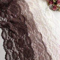 [원단쟁이] 스판레이스]헬레나-브라운계열4color E26, 연베이지, 1개