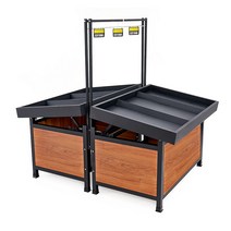 편의점 과일 매대 제작 수납장 펜트리 평대 행사 조립식, 상세이페이지 참고, 1.6m-1층