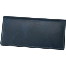 키프리스 CYPRIS 장 지갑 시라사기 가죽 시리즈 8220 네이비