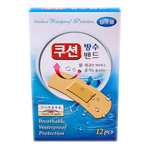 메디코리아 쿠션 방수밴드 12매입 1갑