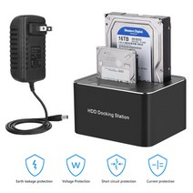 외장 하드랙 3.5 5.25 HDD usb 3.0 to sata 듀얼 슬롯 외부 도킹 스테이션 sata 듀얼 독 모바일 인클로저 오프라인 복제 도킹 스테이션, 우리 플러그